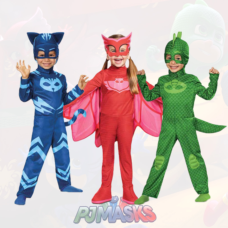 Kids Face Mask - Fantasia de Cosplay de Pijama Azul