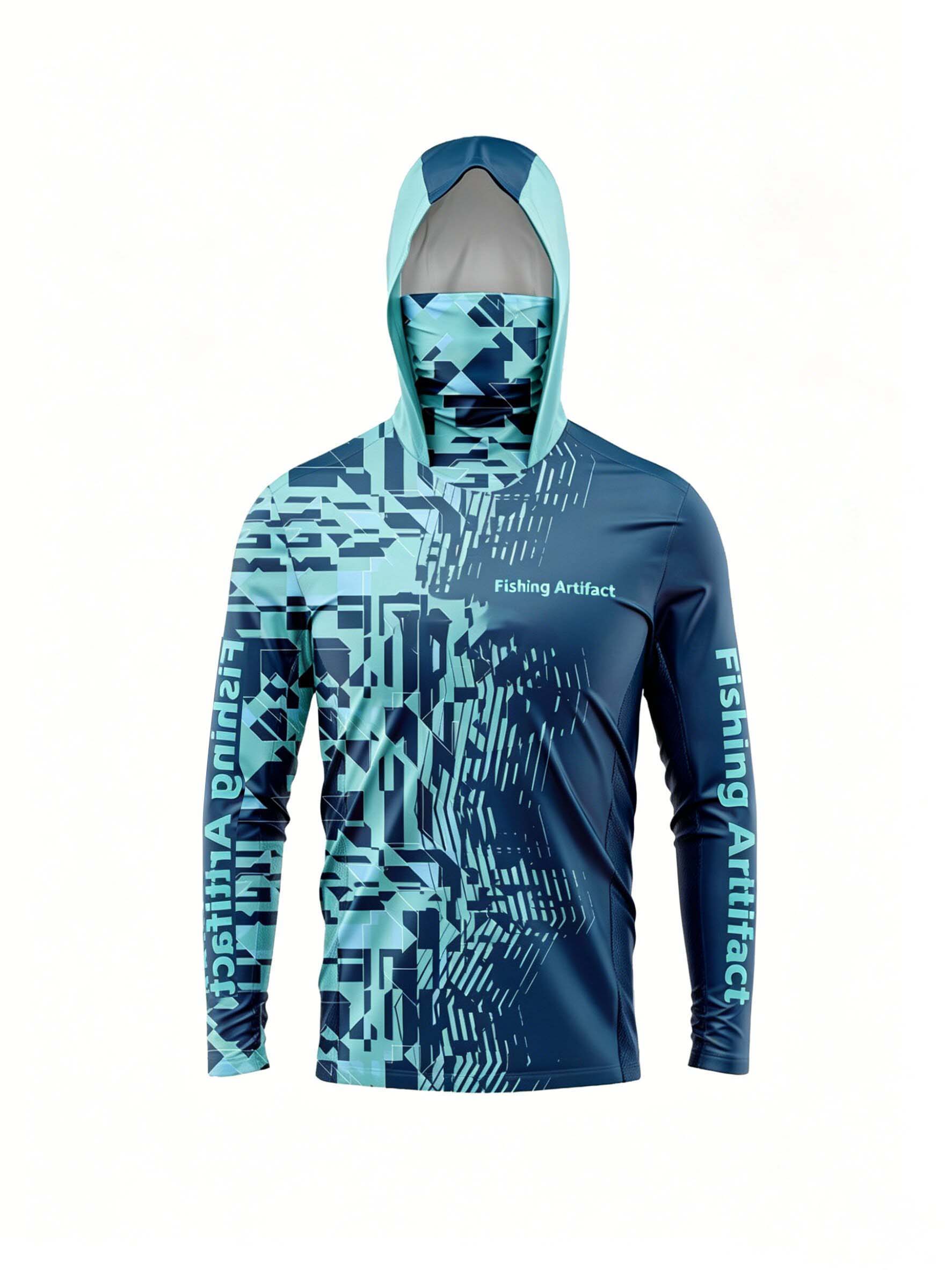 Camisola de pesca masculina pa - Sports Mask Breathable avaliação e preço