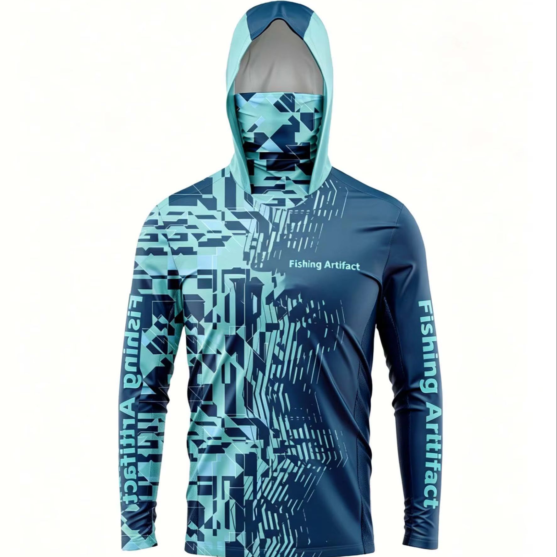 Camisola de pesca masculina pa - Sports Mask Breathable avaliação e preço