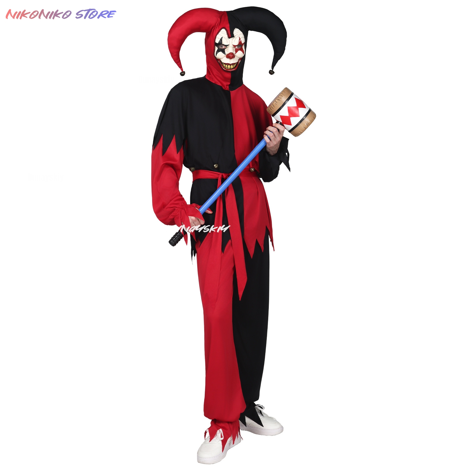 Fantasia de Palhaço Demônio As - Black Face Mask Pack avaliação e preço