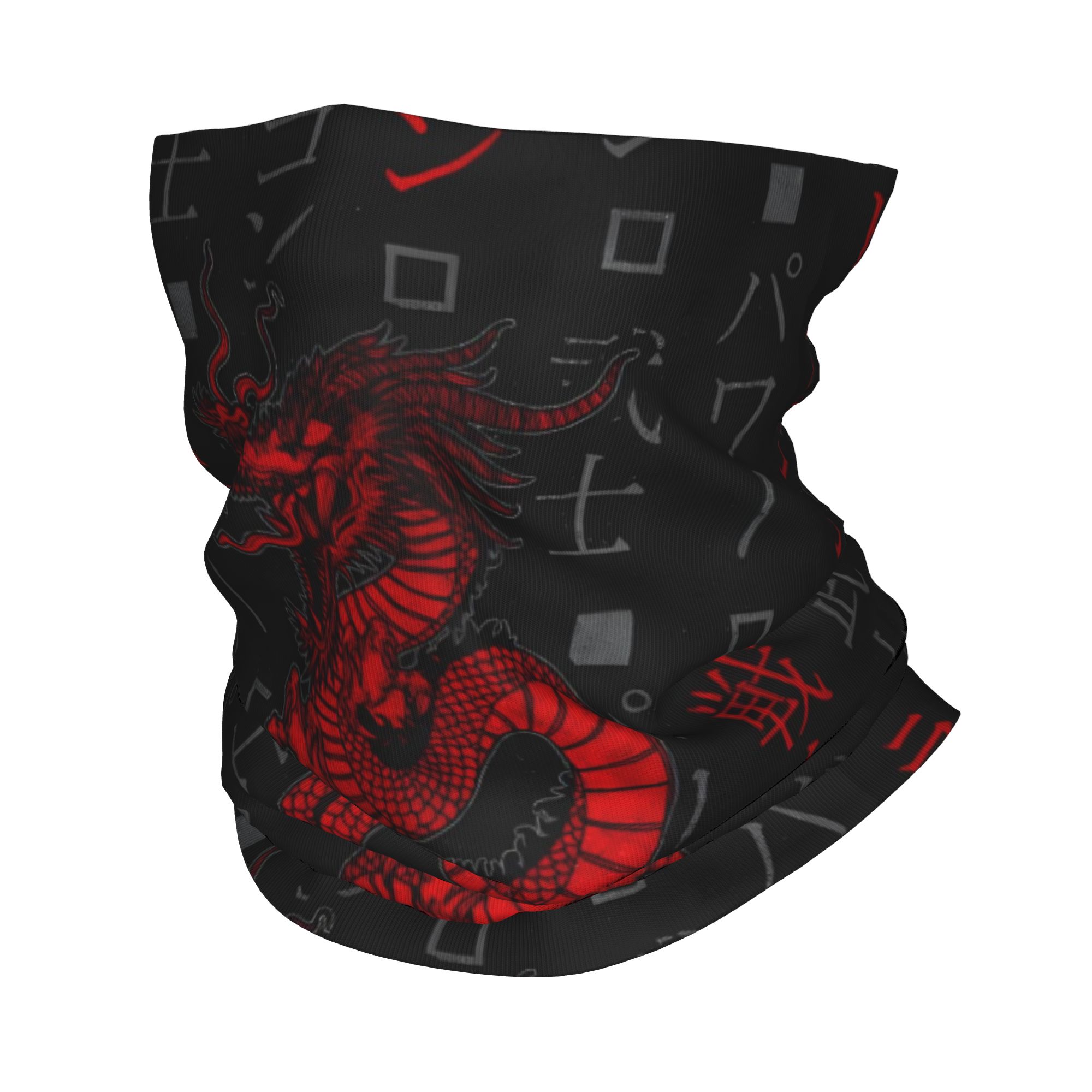 Dragão vermelho animal bandana - Neck Gaiter Face Cover avaliação e preço