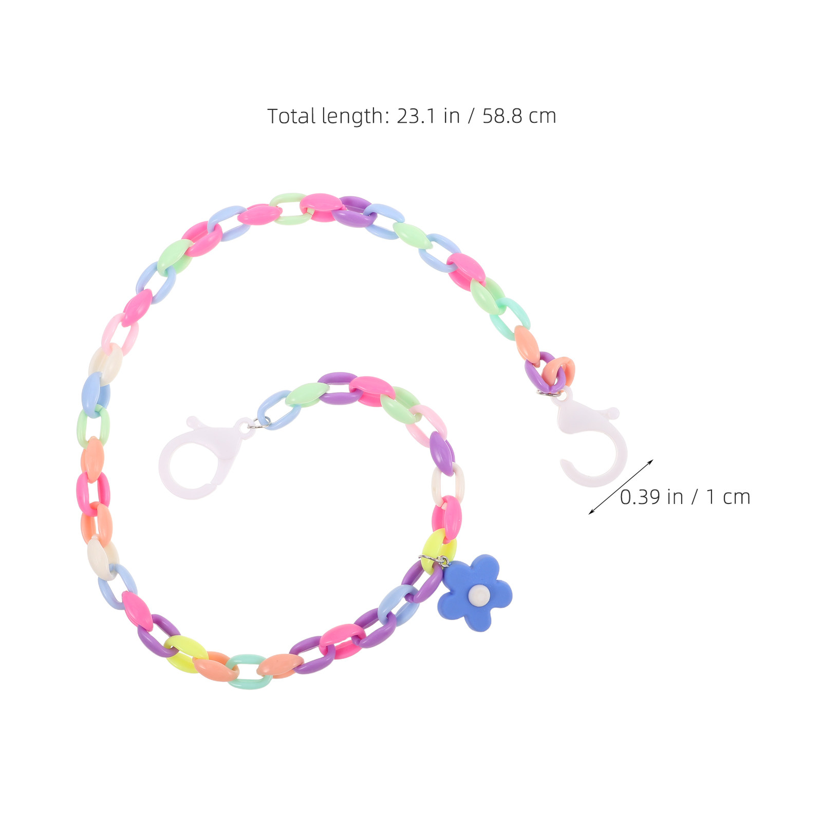 Colar com pingente floral para - Mask Chain Holder avaliação e preço